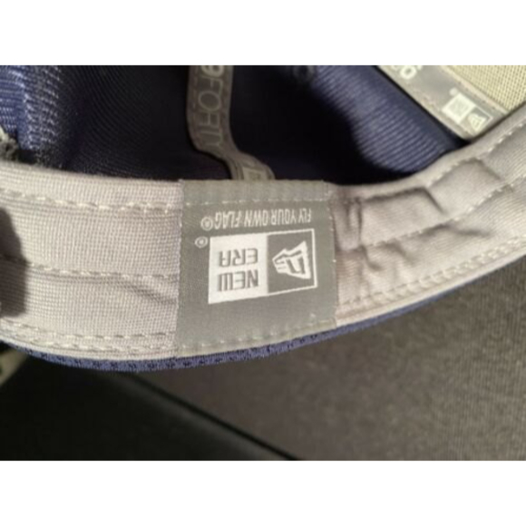 New Era Golf AJGA Navy Logo Hat Strap Back Adjustable Cap Magnetic Bill - Picture 2 of 6